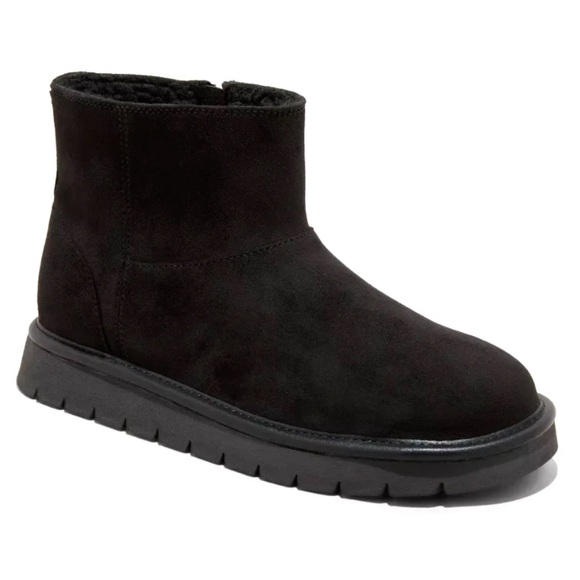 Universal Thread Women’s May Black Suede Booties with Memory Foam Insole Size 9 - Picture 1 of 10